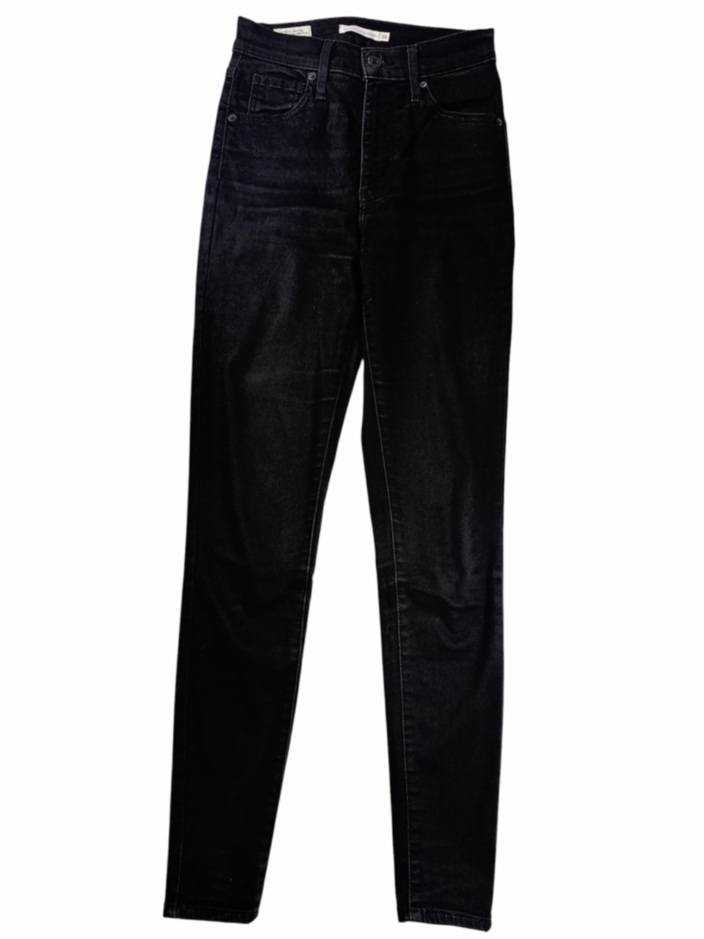 Levi's Premium Mile High Super Skinny Jeans Black Womens Size 26